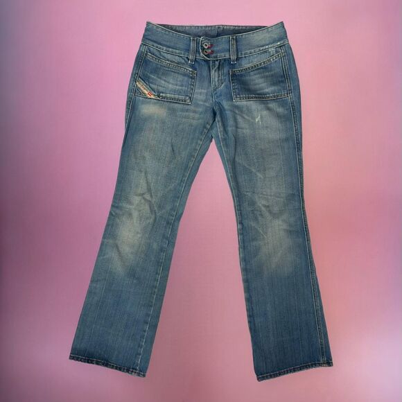 Vintage Diesel Y2K double button bootcut jeans - Picture 2 of 6